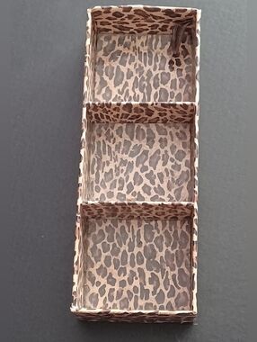 Leopard Vinyl Coated Organizer